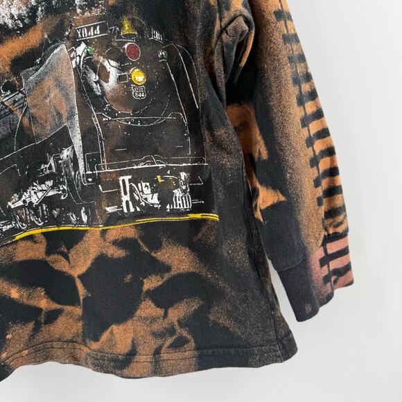 Union Pacific Railroad Size 5/6 Toddler Train T-Shirt Tie Dye 'Big Boy' Cotton - Picture 8 of 8